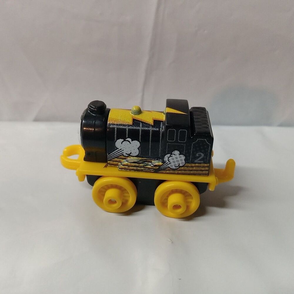Thomas The Train Mini DC Super Friends EDWARD AS BLACK ADAM Engine H52A